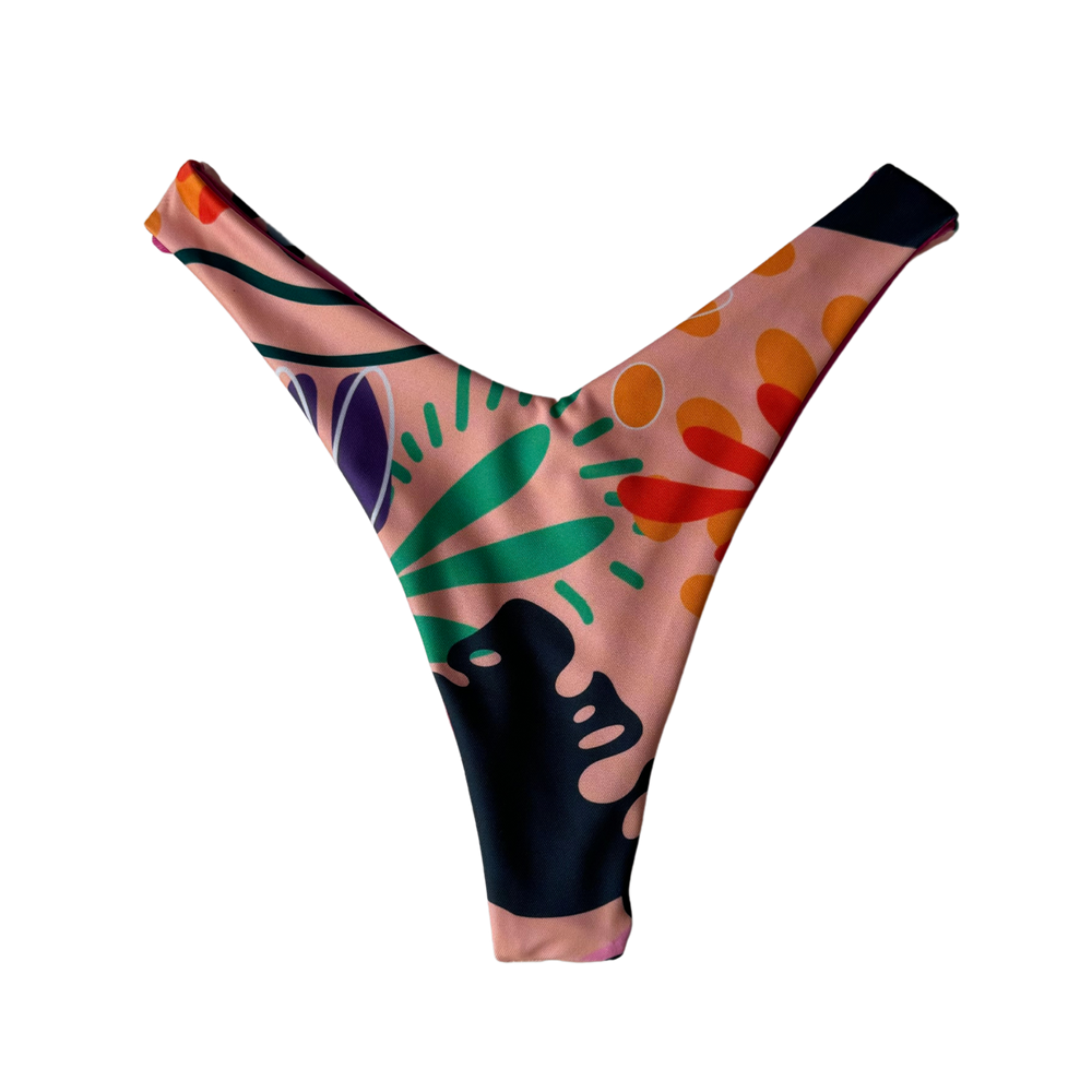 V Cut Bottom Sunrise Bhabits exclusive print)